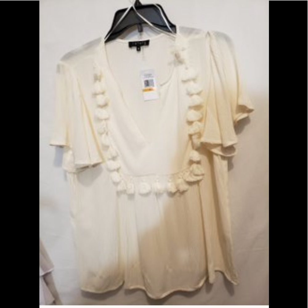 Women off white short-sleeve top I State Small